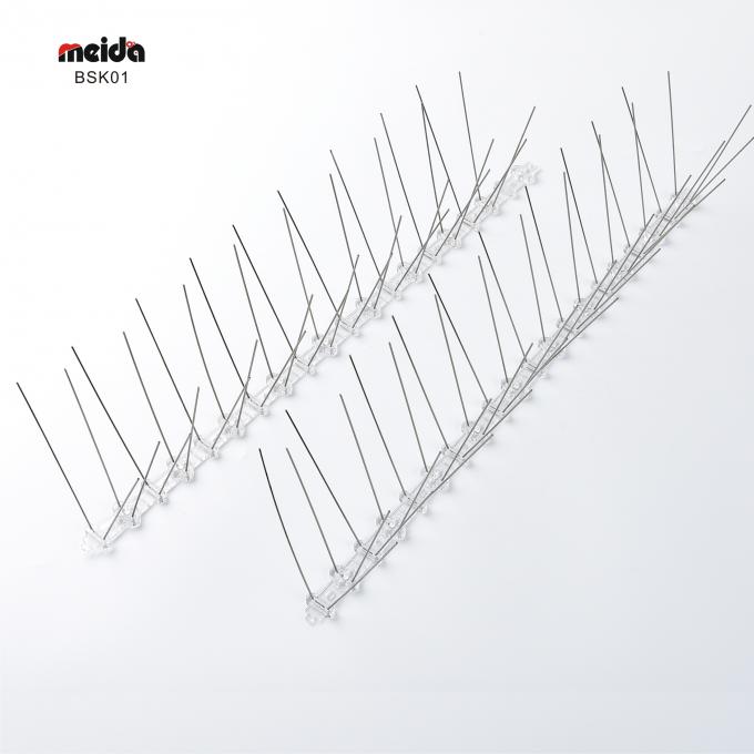 Effective Outdoor Stainless Steel Anti Pigeon Bird Spikes Deterrent Device for Roofs 0
