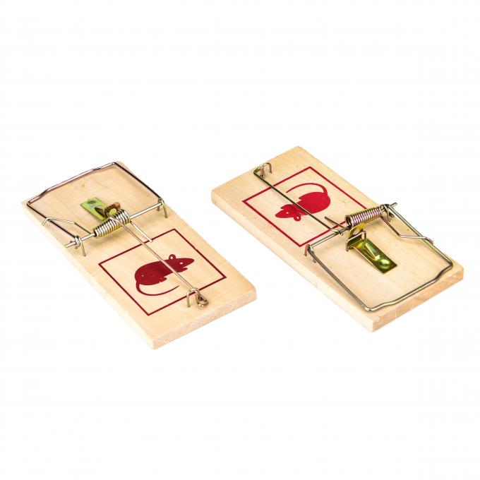 Ultra Strong Spring Wooden Mouse Trap Poplar Rat Killer Catcher for Home House 27.8g 1