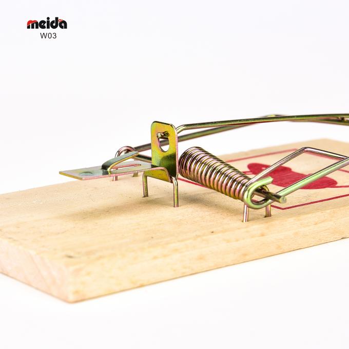 Ultra Strong Spring Wooden Mouse Trap Poplar Rat Killer Catcher for Home House 27.8g 3