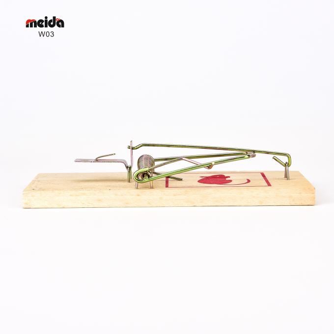 Ultra Strong Spring Wooden Mouse Trap Poplar Rat Killer Catcher for Home House 27.8g 4