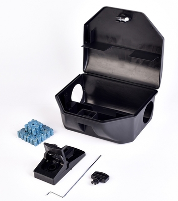 Good price Multi-functional Plastic Box Lockable Rat Mice Mouse Trap Bait Station With Space for Spring Trap And Bait 262g online